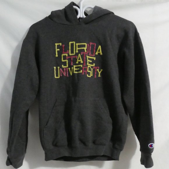 CHAMPION ECO FLEECE Future Friendly Youth X-Large (14-16) charcoal hoodie, GUC - Picture 2 of 16